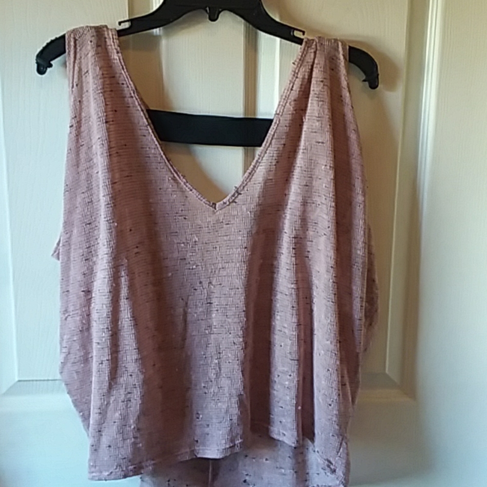 Pink Sleeveless Blouse